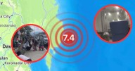 Potente sismo de 7.6 sacude Davao Oriental y activa alertas de tsunami en Filipinas