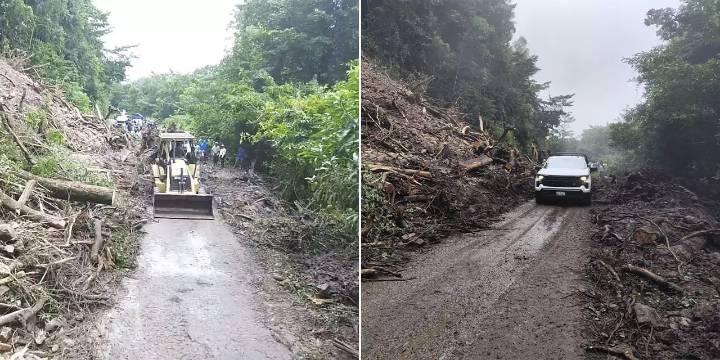 Restablecen circulación en la carretera Tuxtepec