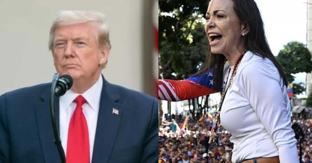 Trump dice que María Corina Machado fue "muy amable" al dedicarle el Nobel de la Paz