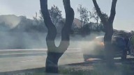 Auto se incendió en plena vía pública de Copiapó