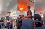 Pánico en el aire: una batería explota y se incendia en un vuelo repleto de pasajeros