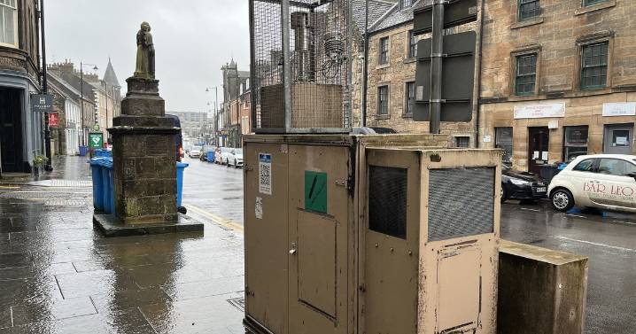 West Lothian chiefs quizzed over 'redundant and ugly' equipment on high street