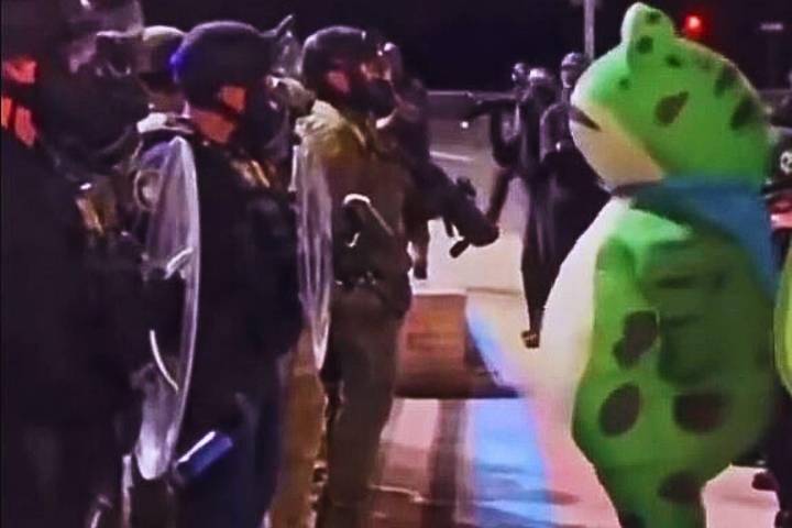 Portland’s Dancing Inflatable Protests Spark Copycats Across USA