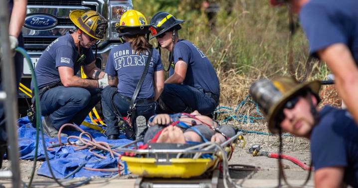 Cedar Rapids Fire Department trains for trench rescue scenarios