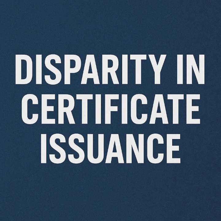 Data reveals sharp regional disparity in certificate issuance across J&K
