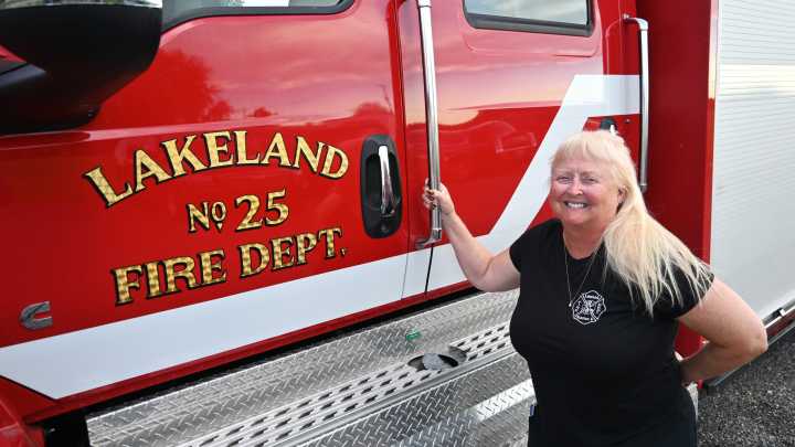 Lewis steps away from one of her two fire families