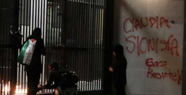 Protestan en la CDMX por asalto de Israel a la flotilla que se dirigía a la Franja de Gaza