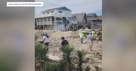 Hatteras Island organizations step up to help with cleanup in Buxton, Rodanthe
