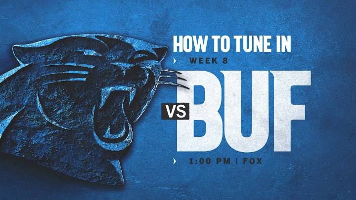 How to watch, listen and follow: Carolina vs. Buffalo in Week 8