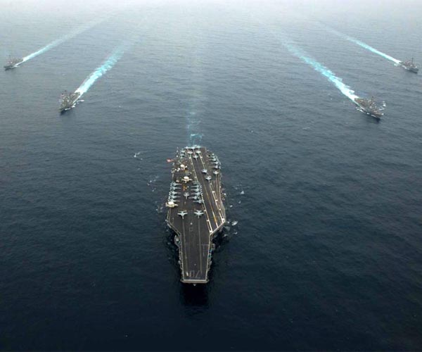 U.S. deploys carrier strike group to the Caribbean