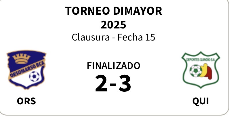 ⚽ Quindío vence a Orsomarso y sigue soñando con los cuadrangulares -