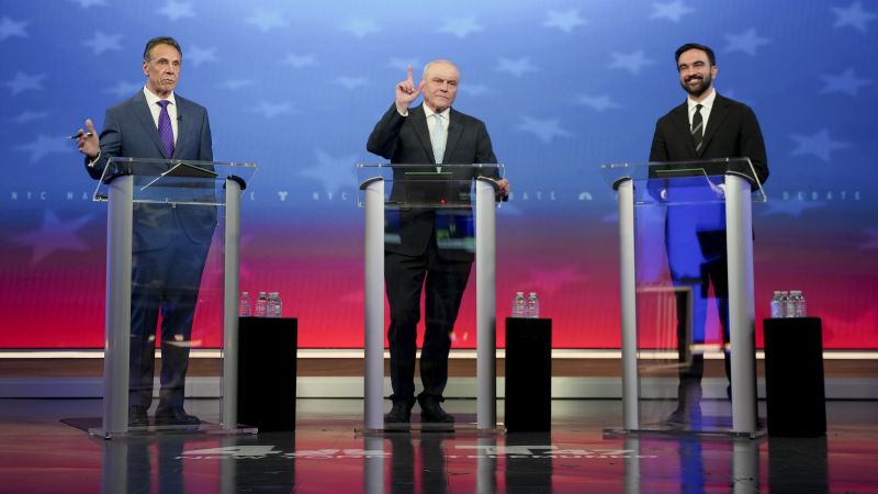 Takeaways from the first general election debate in the NYC mayoral race