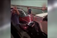Conductora se descompensó al volante y chocó en el interior del Túnel Subfluvial
