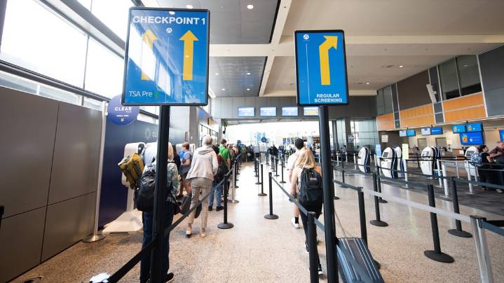 Is Austin's airport airing the new DHS video?