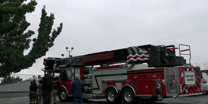 Jerome fire department receives new ladder truck after two