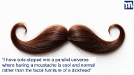 Man wakes up in parallel universe where everyone has moustaches