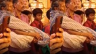 ‘Yahi Saccha Puja Hai’: Man Carries Ailing Mother To Seek Maa Durga’s Blessings