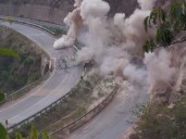 Three boulders blasted on Jammu–Srinagar National Highway