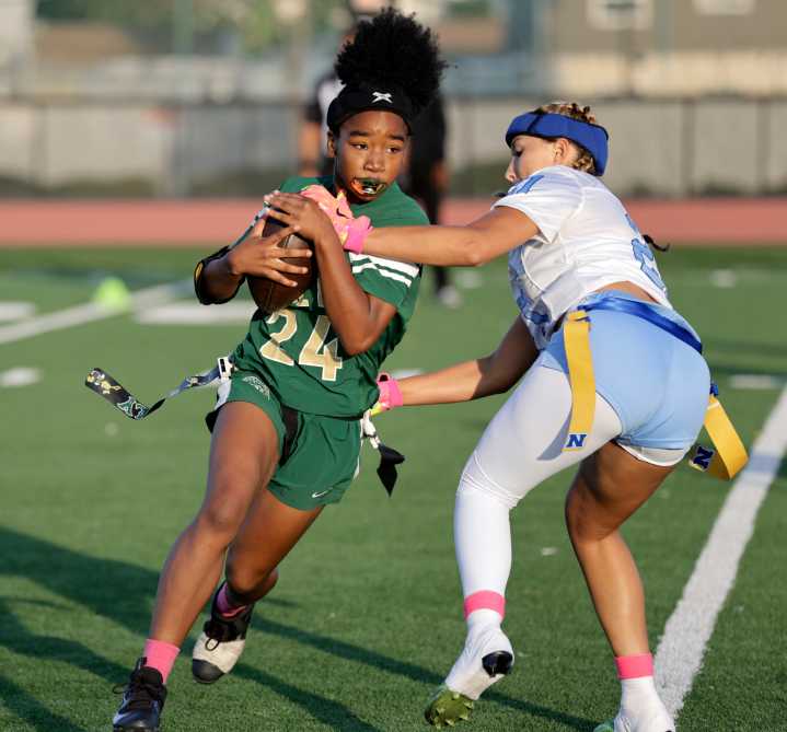 Long Beach Poly advances in flag football playoffs with win over Norco