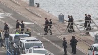 Operación antidroga en la corbeta francesa 'Flf courbet', atracada en el puerto de A Coruña