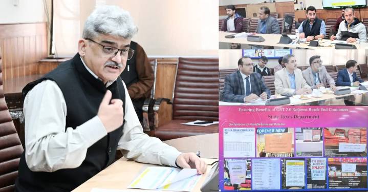 CS reviews implementation and enforcement of GST 2.0 reforms across J&K 