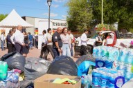 Envía Nuevo Laredo 50 toneladas de ayuda para damnificados por lluvias en Veracruz