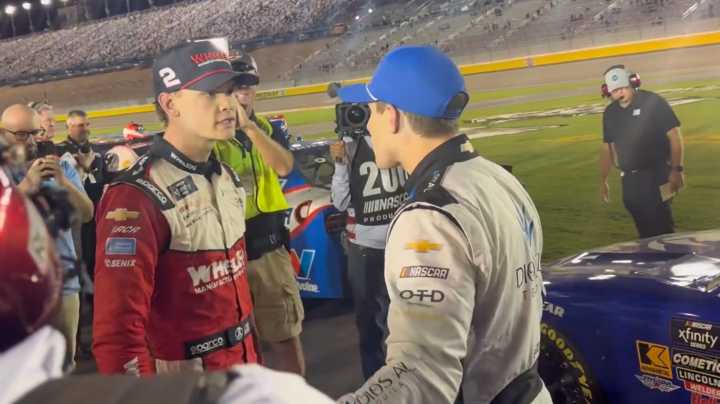 Jesse Love Confronts Nick Sanchez in Heated Pit Road Discussion at Las Vegas Motor Speedway Jesse Love and Nick Sanchez face off in a fiery pit road confrontation at Las Vegas Motor Speedway, turning 