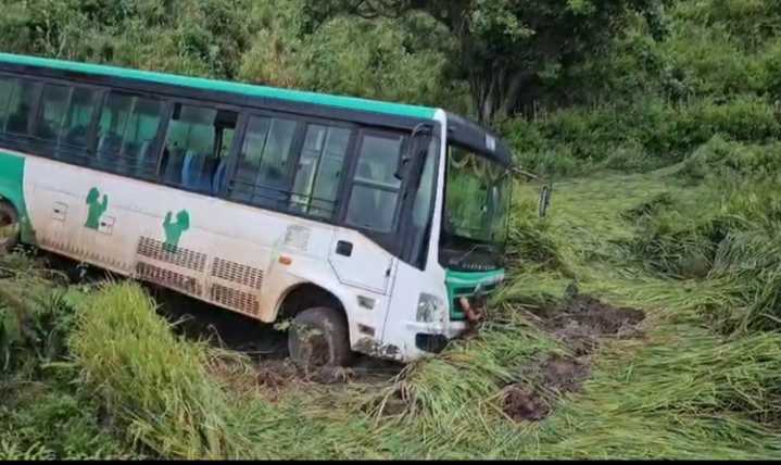 Brake Failure Causes Bus Accident in Rayagada’s Kangutuma Ghat, 3 Critical