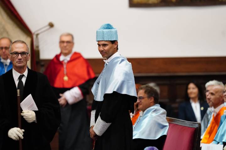 Rafa Nadal se convierte en el primer deportista investido doctor ‘honoris causa’ por la Universidad de Salamanca