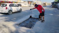 Avanza labor de bacheo en colonias de Reynosa