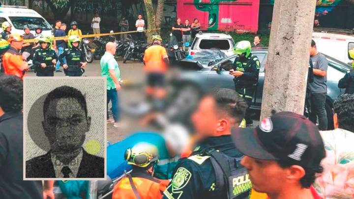En video | Este fue el presunto fletero que murió arrollado por el conductor de un carro en Cristo Rey, Medellín