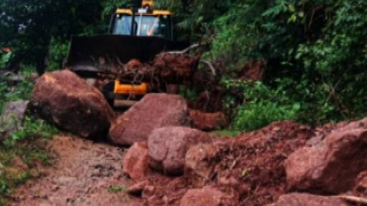 Cyclone Montha triggers landslide in Gajapati district; road connectivity disrupted