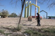 Atienden parques y glorietas en el Las Haciendas Universidad