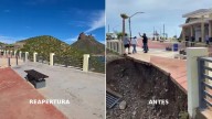 Reabre el Mirador de San Carlos tras daños por lluvias