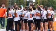 Harlem's girls flag football team bows out with loss in sectionals