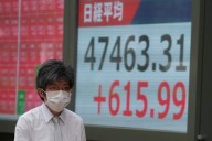 Asian shares swing higher after a wobbly day on Wall Street
