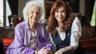 El mensaje de Cristina por el cumpleaños de Carlotto: "95 jóvenes años"