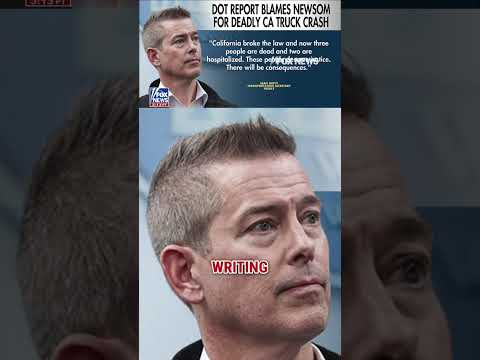Newsom under fire over illegal immigrant's deadly truck crash #foxnews #news #us #fox