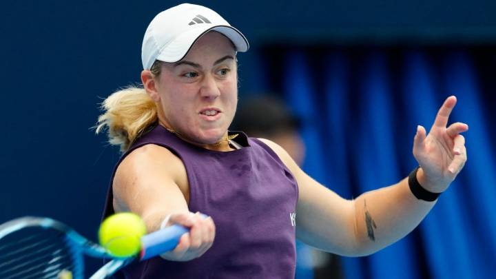 Great Britain's Sonay Kartal beats world No 5 Mirra Andreeva in China Open for biggest victory of her career
