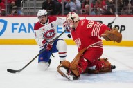 Canadiens score three first-period goals to spoil Red Wings’ season opener, 5