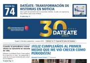 DATÉATE celebra 30 años de periodismo universitario