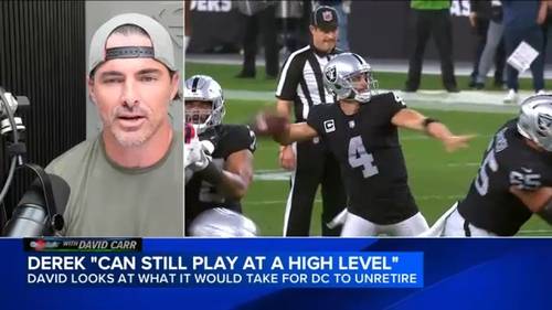QB&A with David Carr: Derek Carr "staying ready" amid rumors
