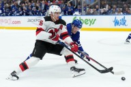 Jack Hughes registers hat trick, New Jersey Devils down Toronto Maple Leafs