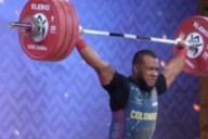El colombiano Yeison López toca el cielo: oro y récord del mundo en los 88 kilos