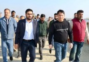 DC Srinagar inspects progress on Sanat Nagar Flyover
