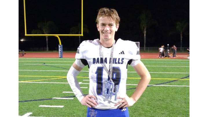 Dana Hills football crushes Northwood a week after disappointing loss