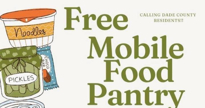 Dade County hosting a Free Mobile Food Pantry