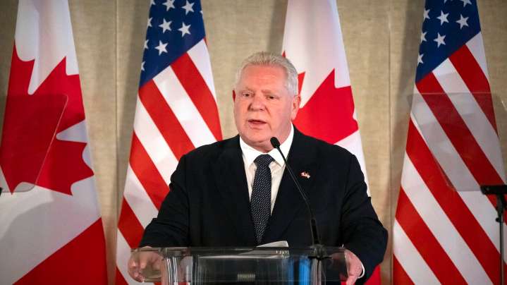 Canada's Doug Ford, once pro-Trump, is now the loudest voice against tariffs : NPR