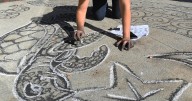 A little more chalk, and a lot more action on Nashua's Main St.