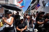 Detienen a activista y surgen incidentes en protesta contra el Gobierno en Puerto Rico